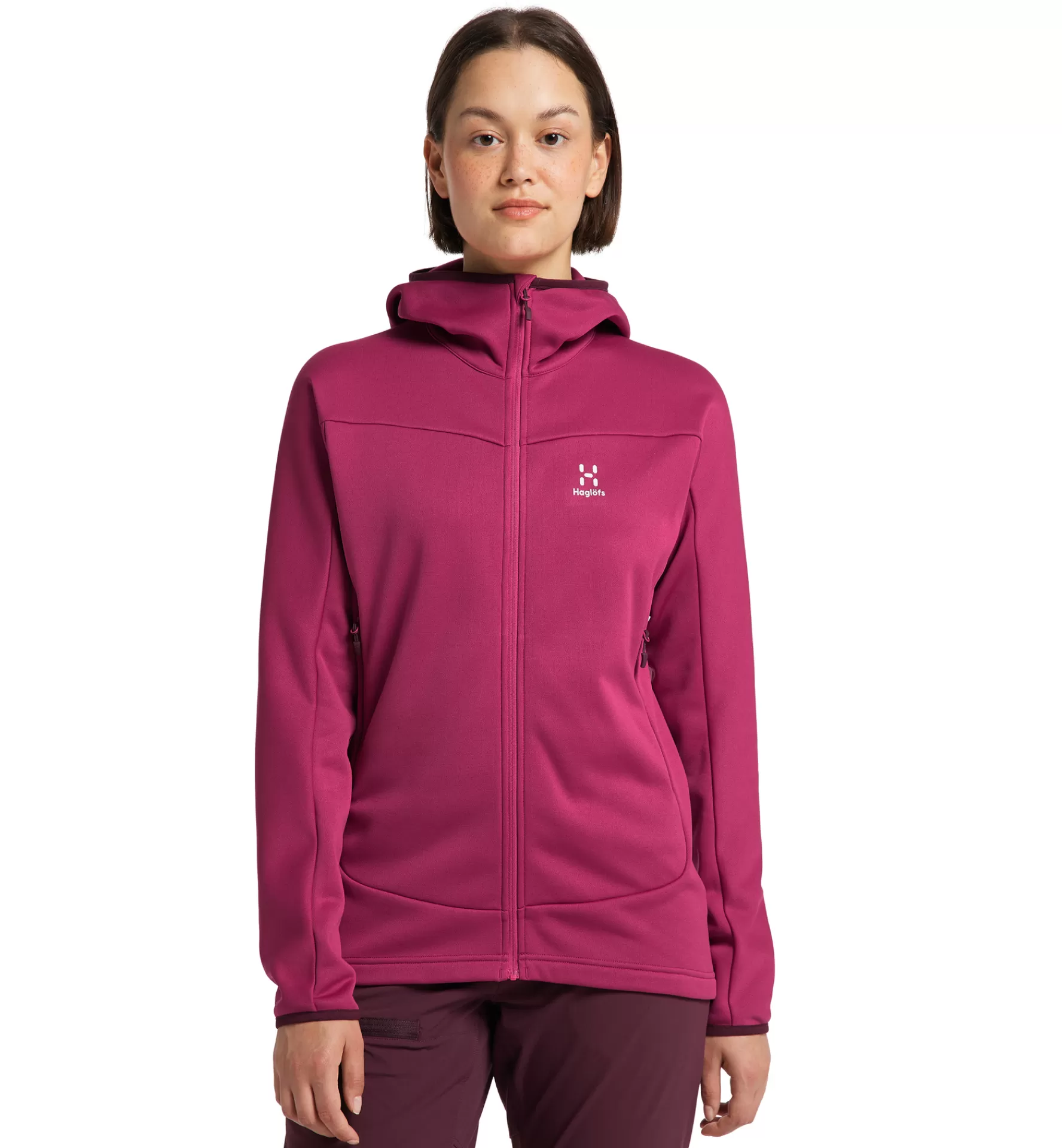 Haglöfs Frost Mid Hood Women | Dam Fleece/Mellanlager