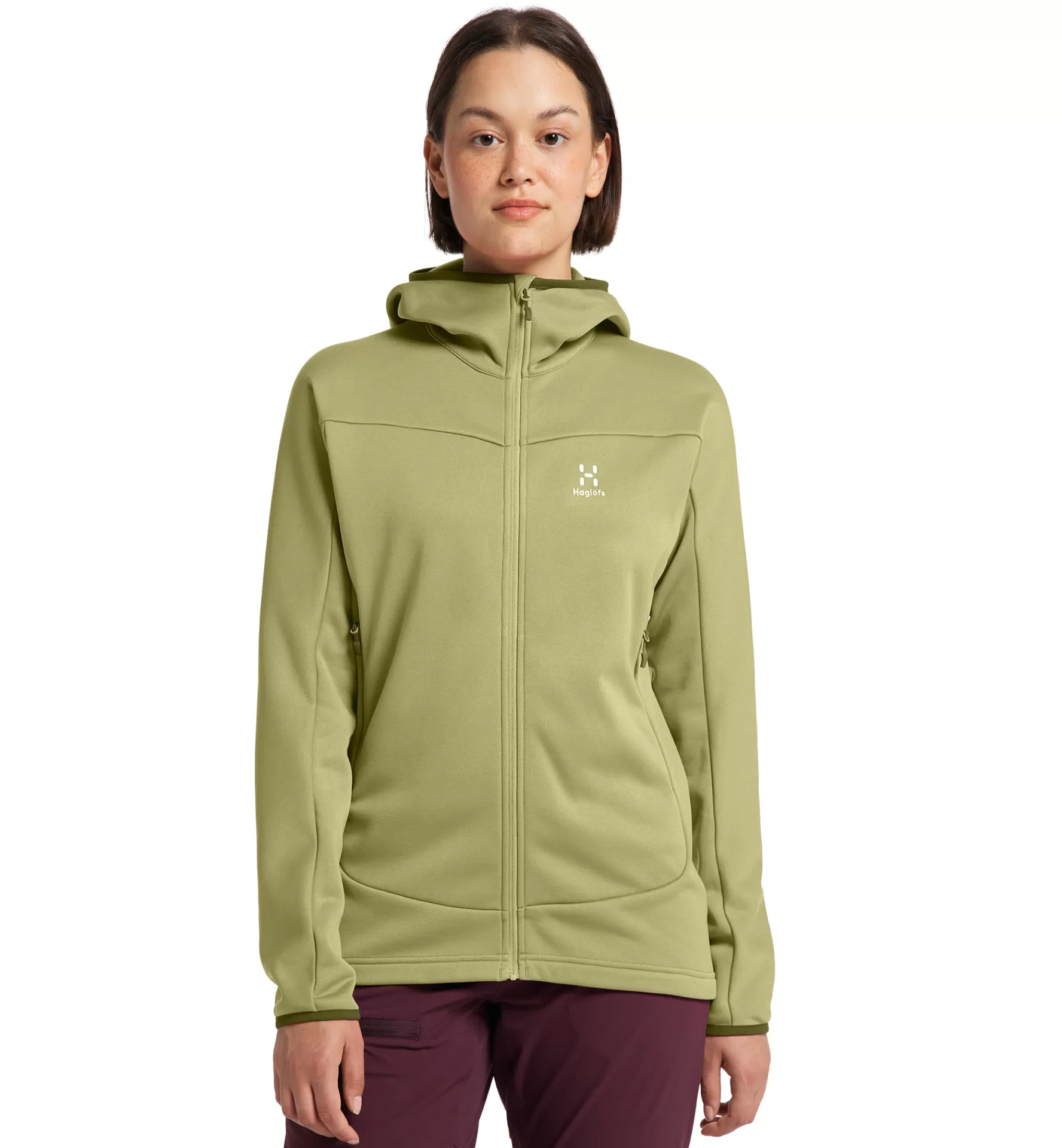 Haglöfs Frost Mid Hood Women | Dam Fleece/Mellanlager