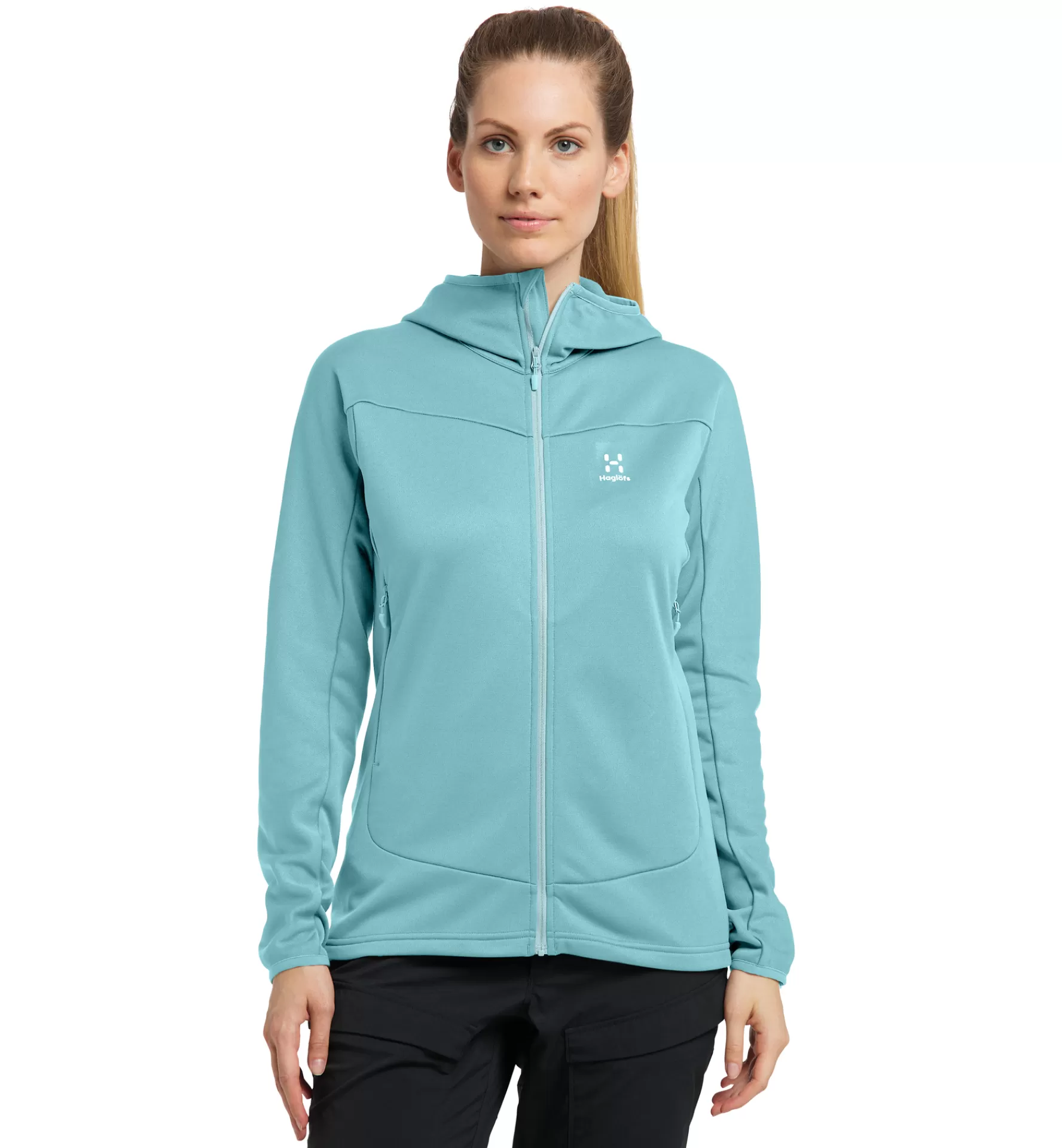 Haglöfs Frost Mid Hood Women | Dam Fleece/Mellanlager