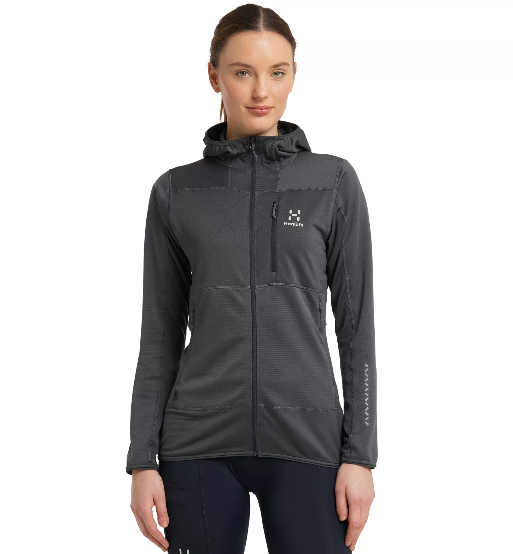 Haglöfs L.I.M Mid Fast Hood Women | Dam Fleece/Mellanlager