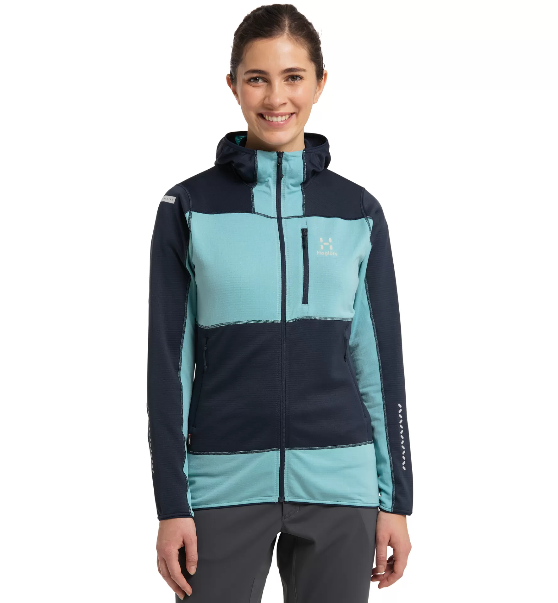 Haglöfs L.I.M Mid Fast Hood Women | Dam Fleece/Mellanlager