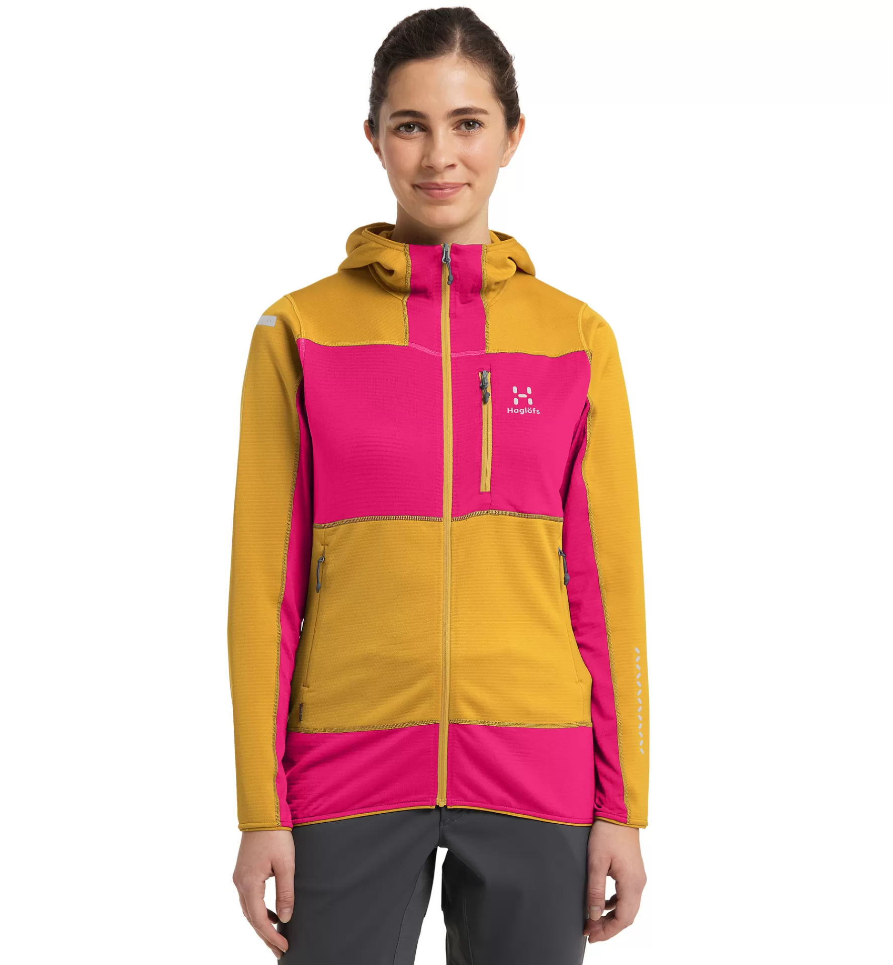 Haglöfs L.I.M Mid Fast Hood Women | Dam Fleece/Mellanlager