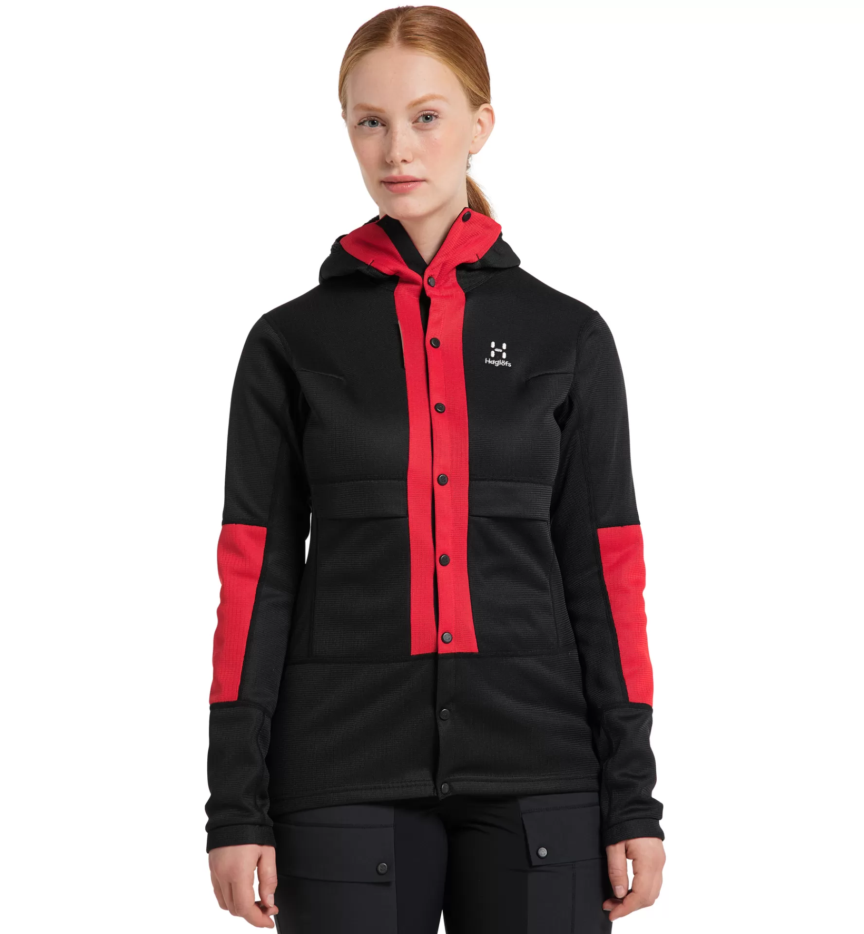 Haglöfs L.I.M Zt Sync 1 Mid Hood Women | Dam Fleece/Mellanlager