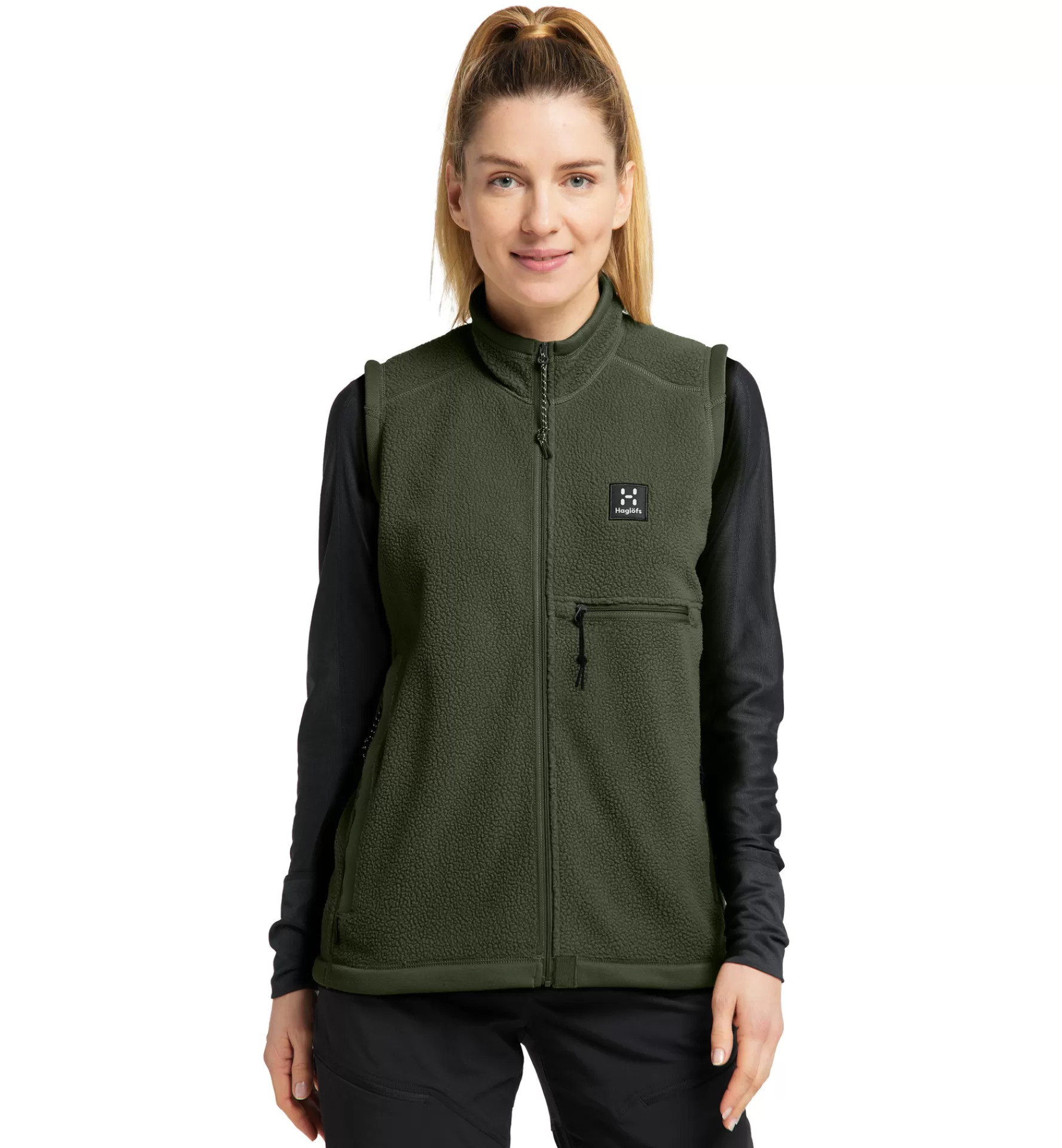 Haglöfs Malung Pile Vest Women | Dam Fleece/Mellanlager