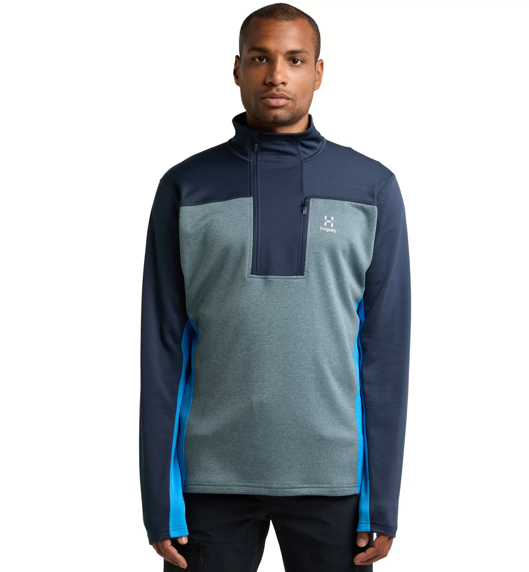 Haglöfs Roc Flash Mid Halfzip Men | Herr Fleece/Mellanlager