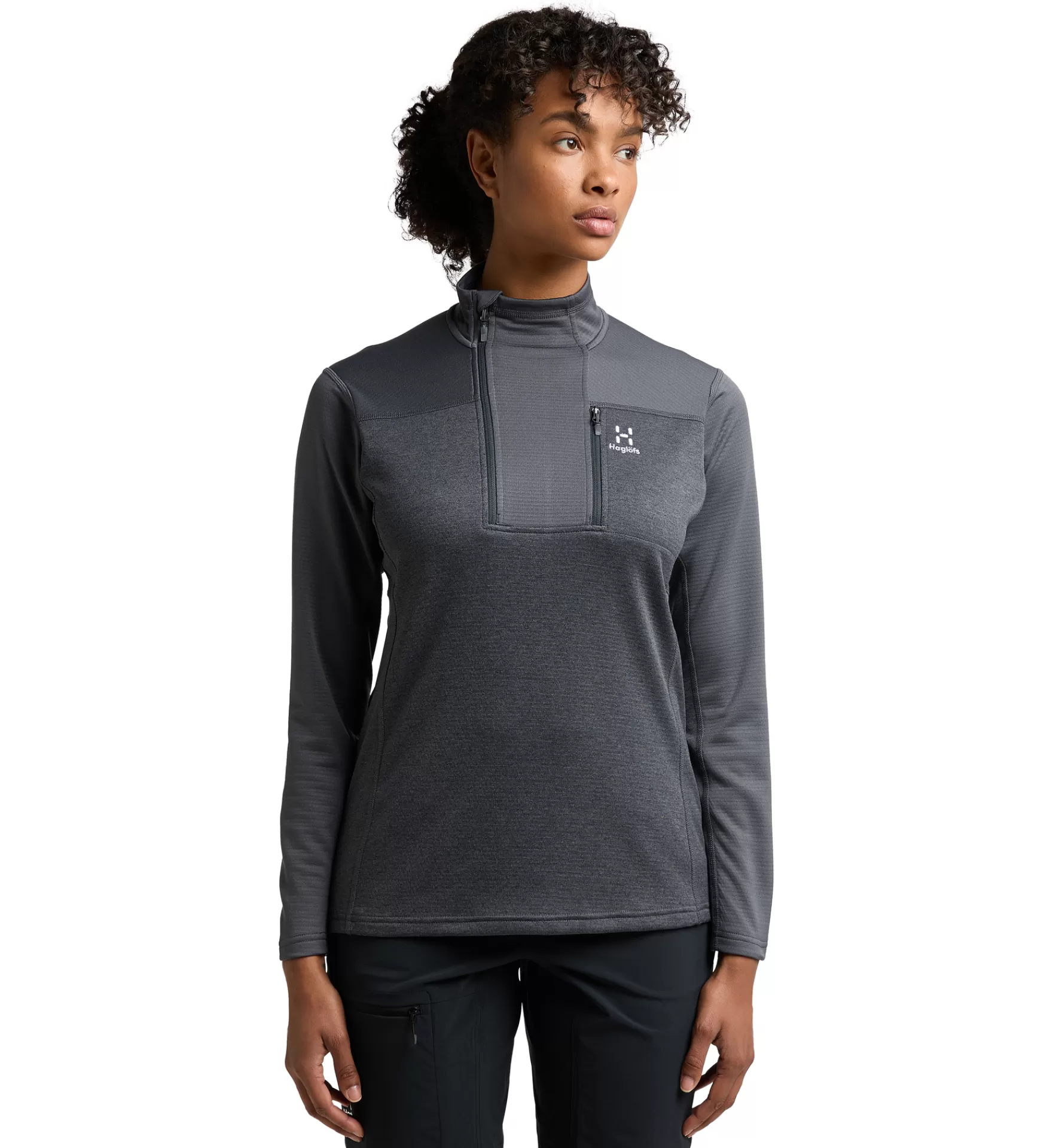 Haglöfs Roc Flash Mid Halfzip Women | Dam Fleece/Mellanlager