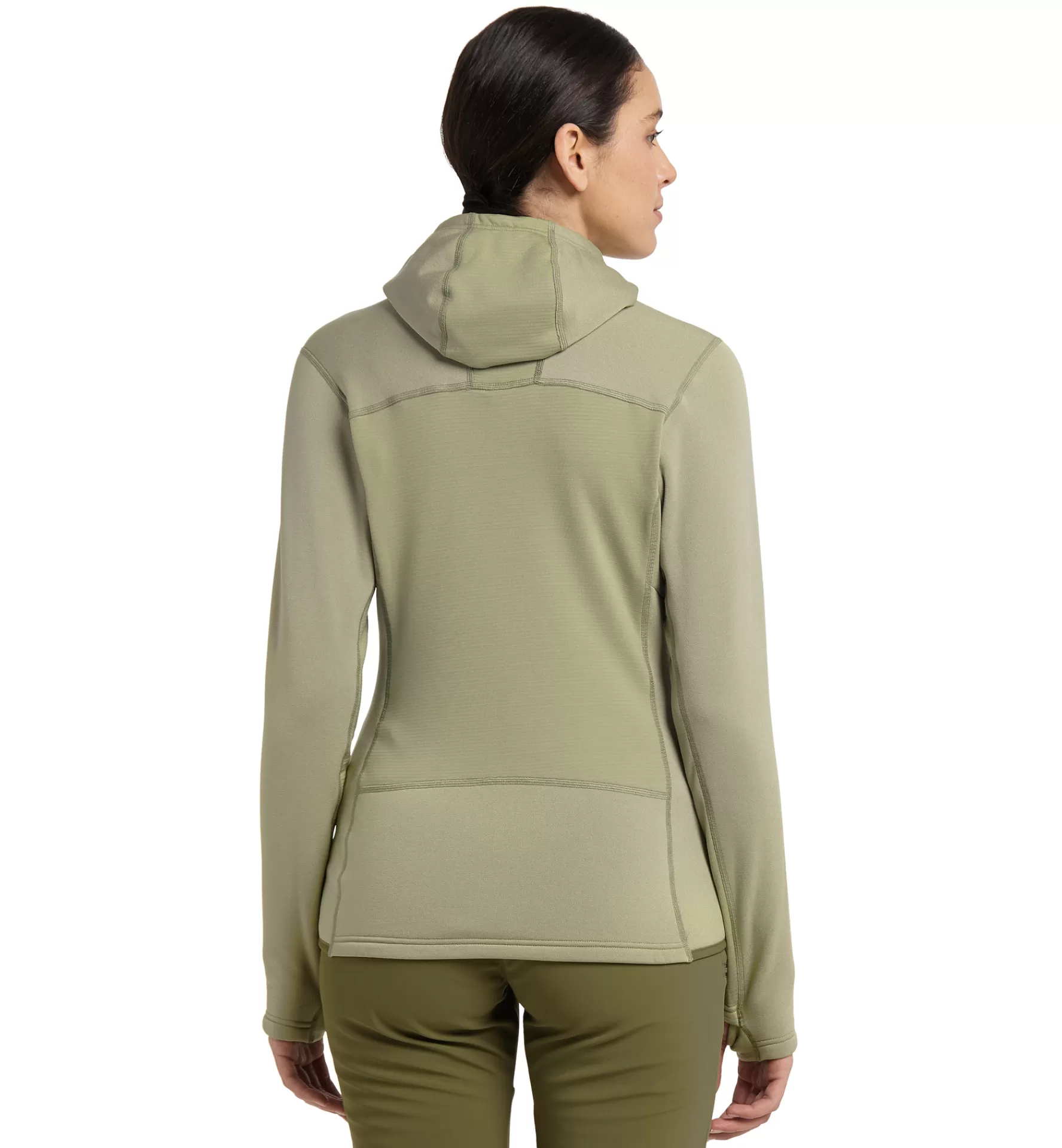 Haglöfs Roc Nordic Mid Hood Women | Dam Fleece/Mellanlager