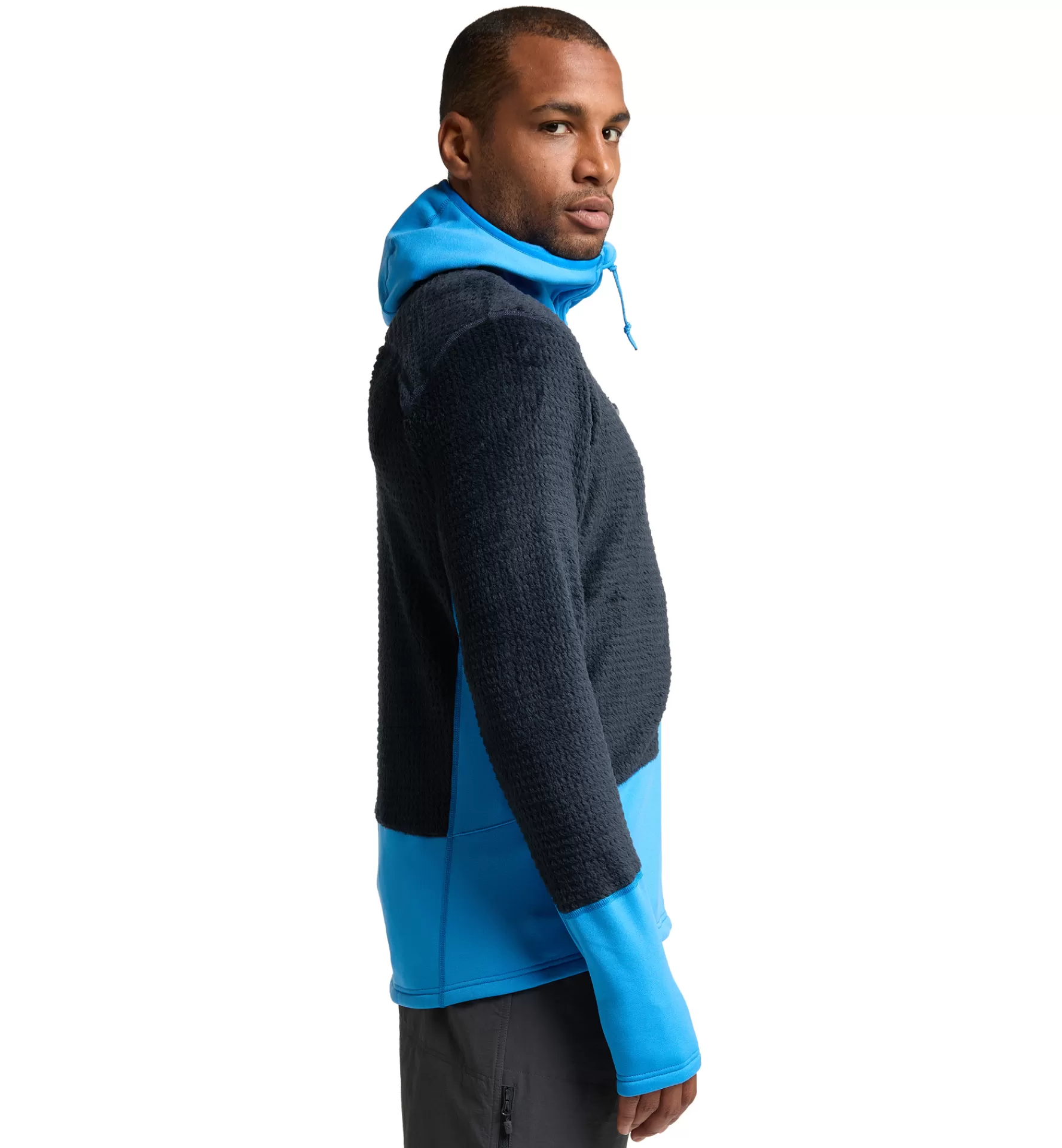 Haglöfs Roc Spitz Mid Hood Men | Herr Fleece/Mellanlager