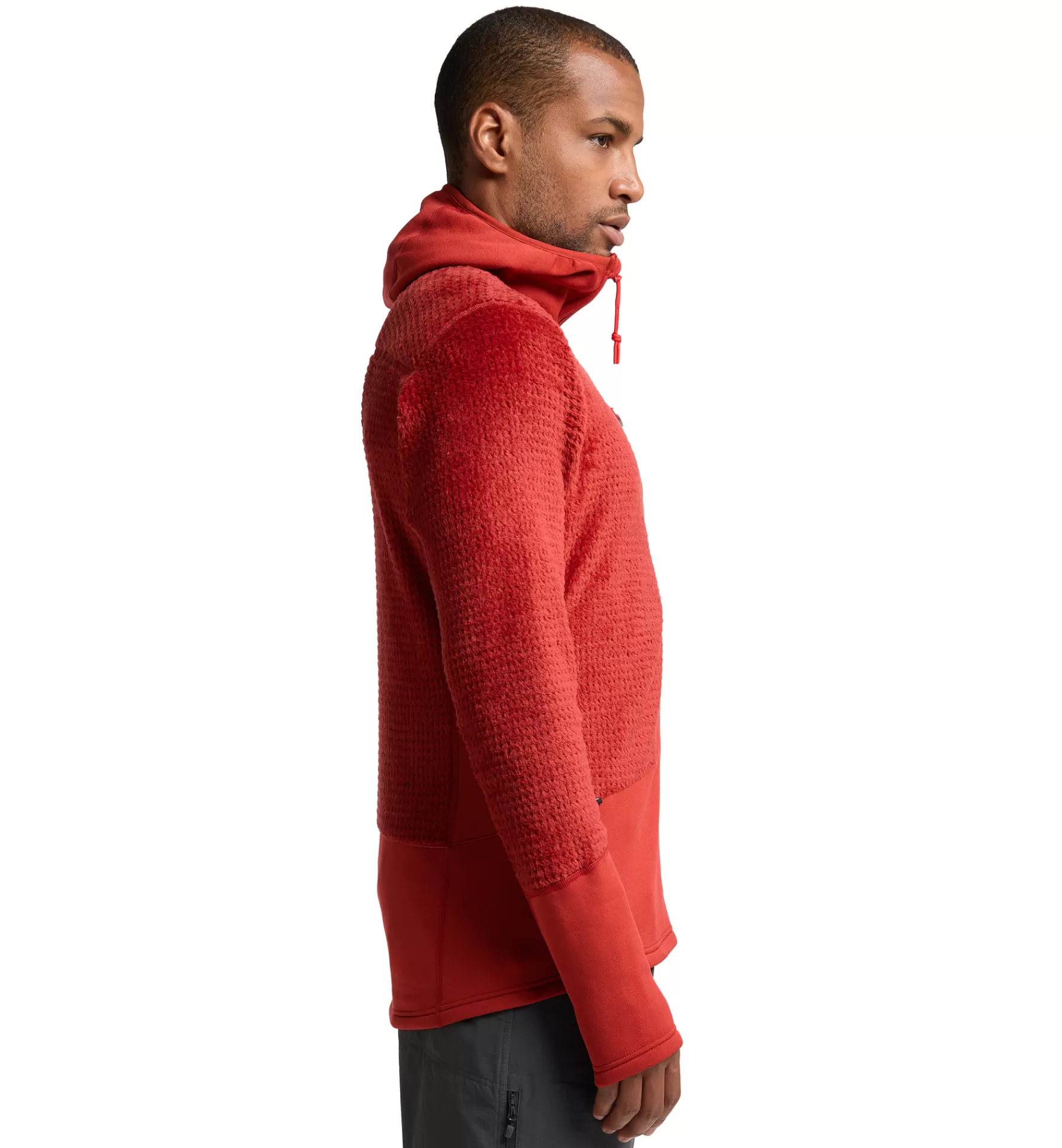 Haglöfs Roc Spitz Mid Hood Men | Herr Fleece/Mellanlager