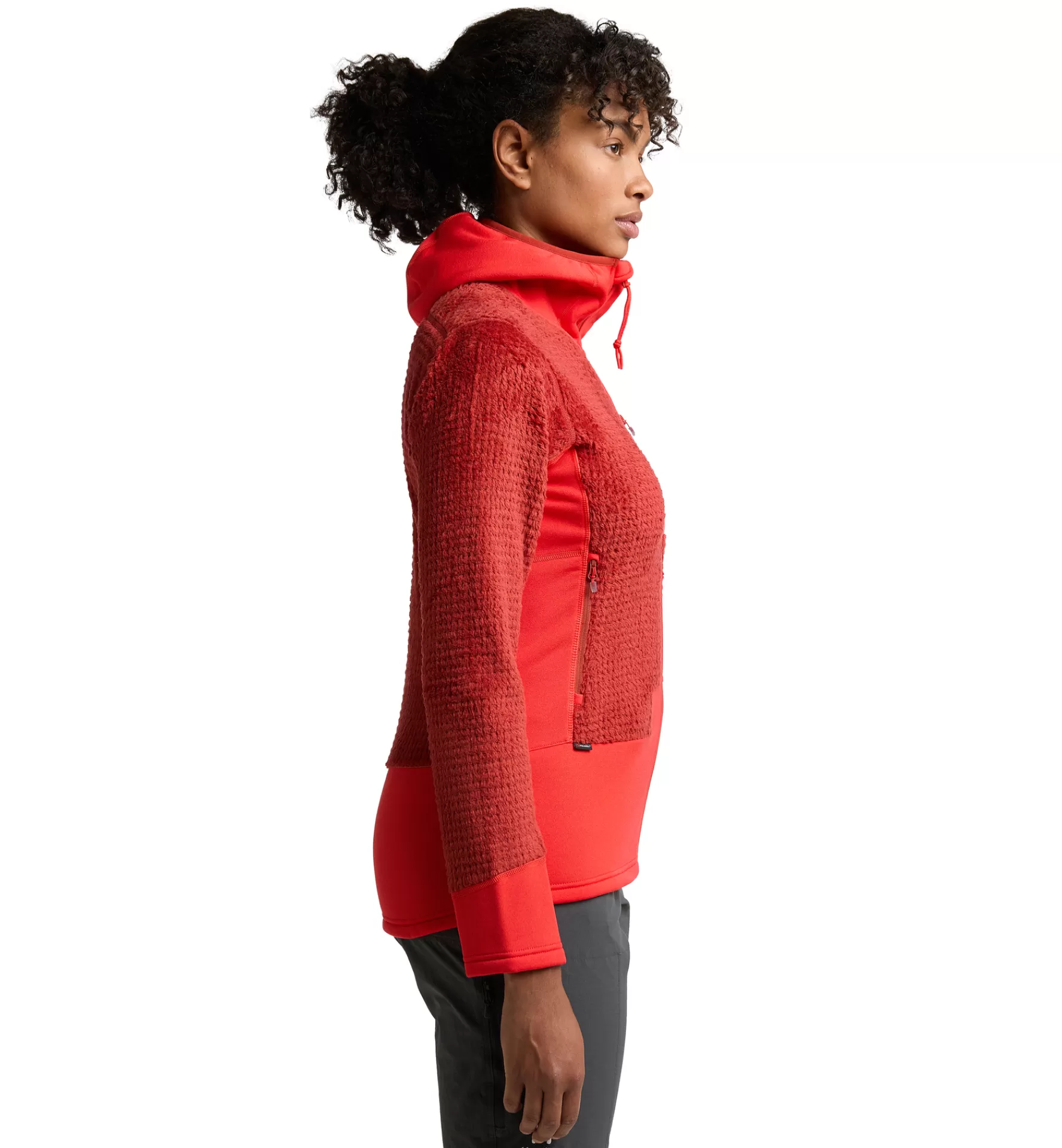 Haglöfs Roc Spitz Mid Hood Women | Dam Fleece/Mellanlager