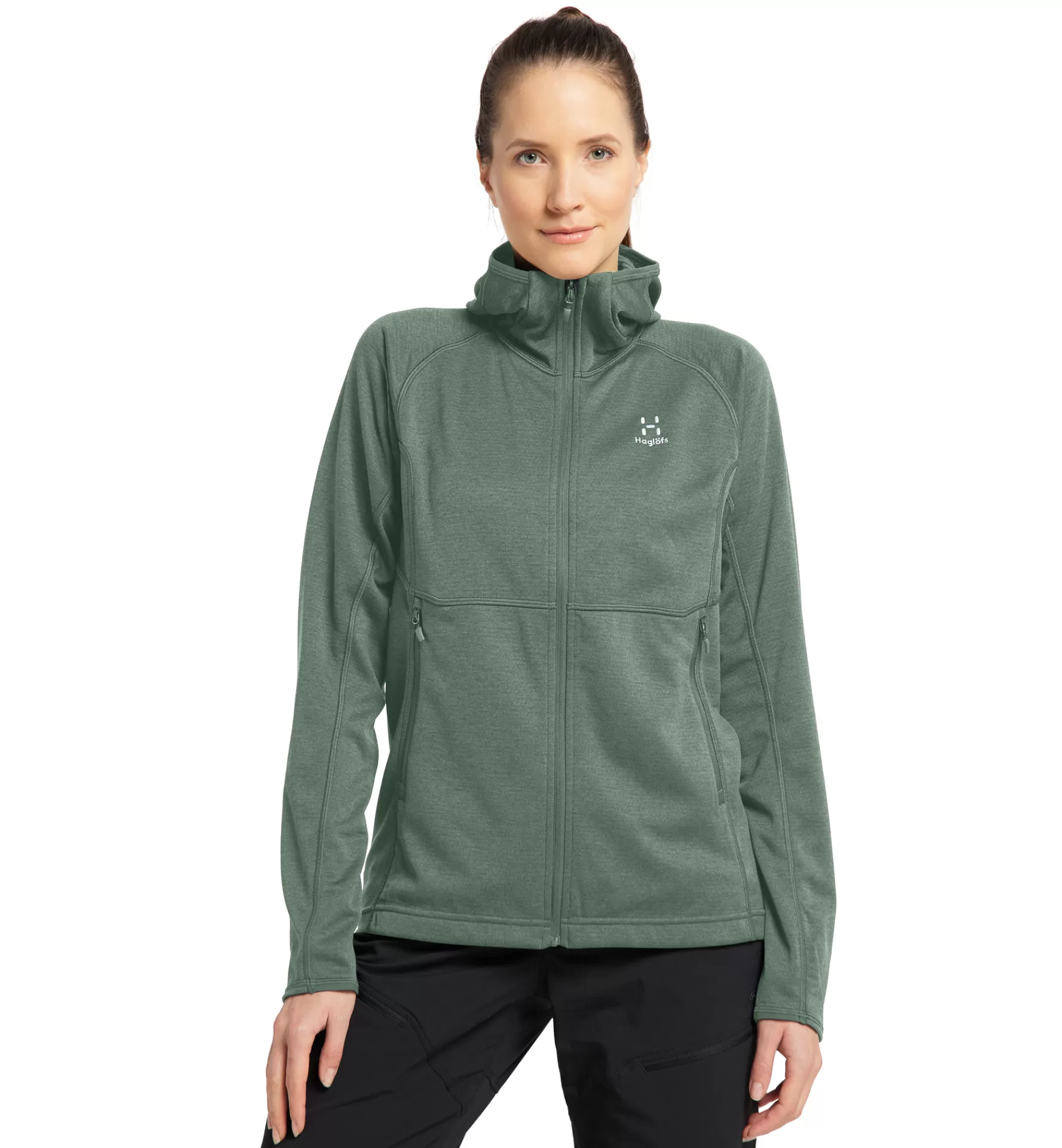 Haglöfs Skuta Hood Women | Dam Fleece/Mellanlager