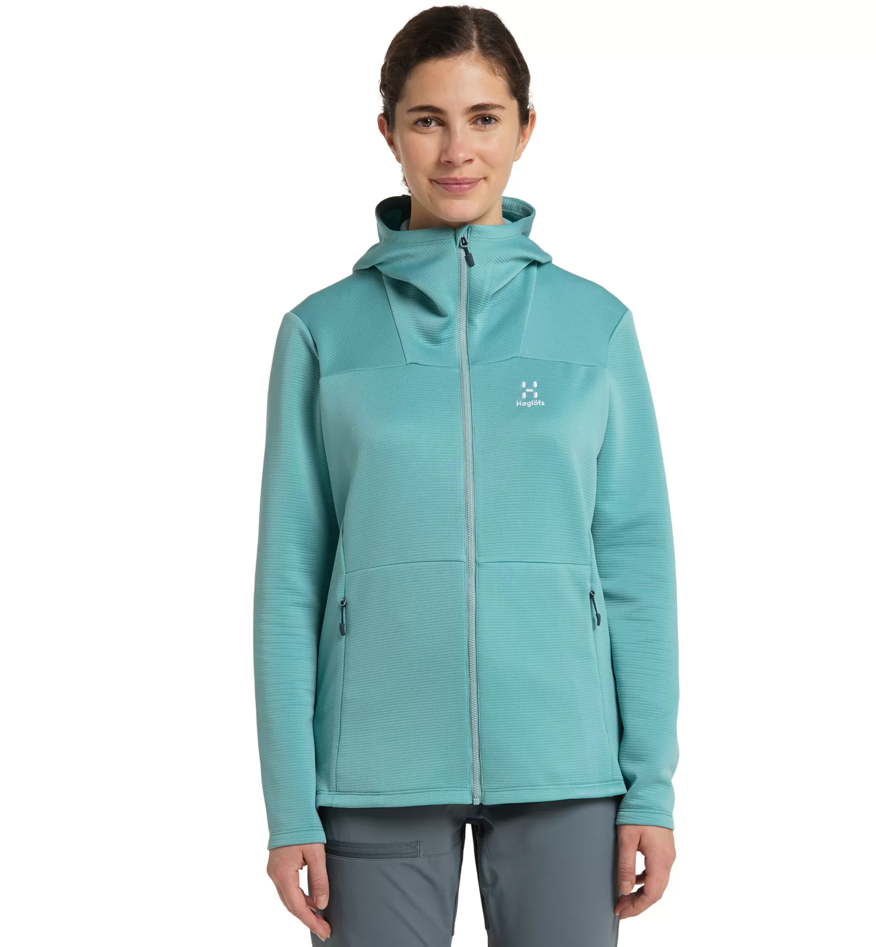 Haglöfs Willow Mid Hood Women | Dam Fleece/Mellanlager